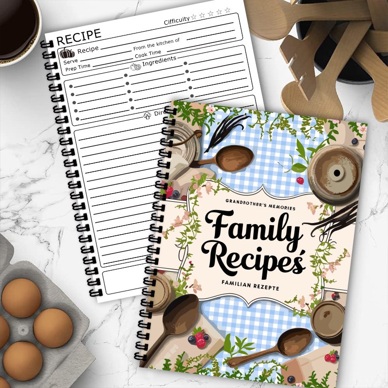 Livre de recettes A5, quadrill - Home Cooking Cookbook avis et prix