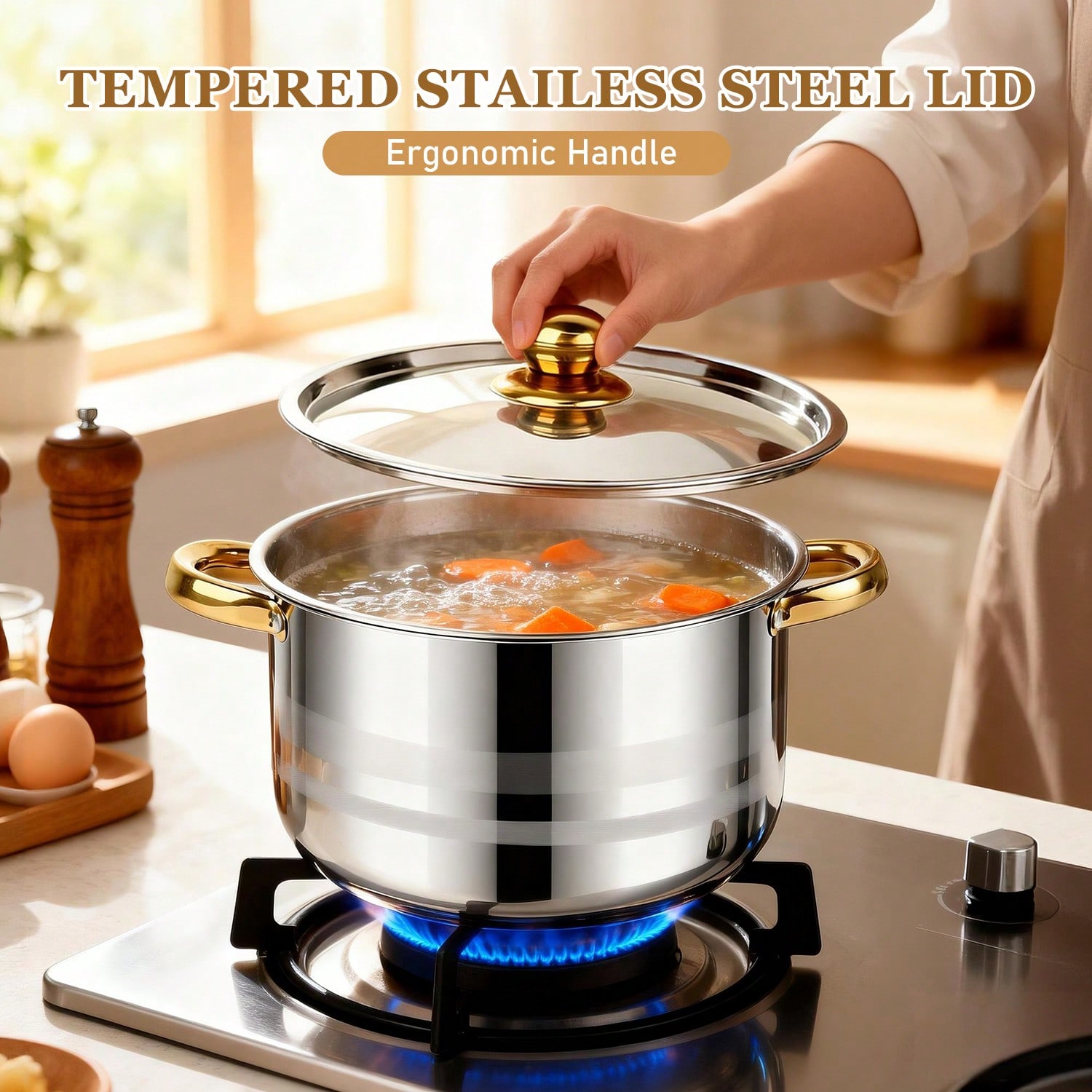 Ensemble de casseroles en acie - Home Cooking Cookbook avis et prix