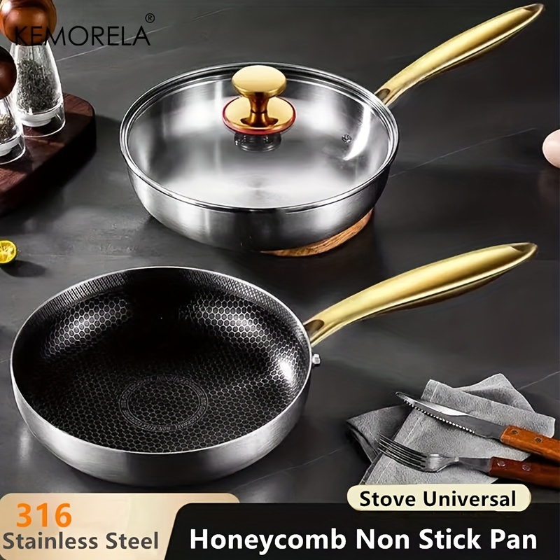 Poêle à frire en acier inoxyda - Home Cooking Cookbook avis et prix